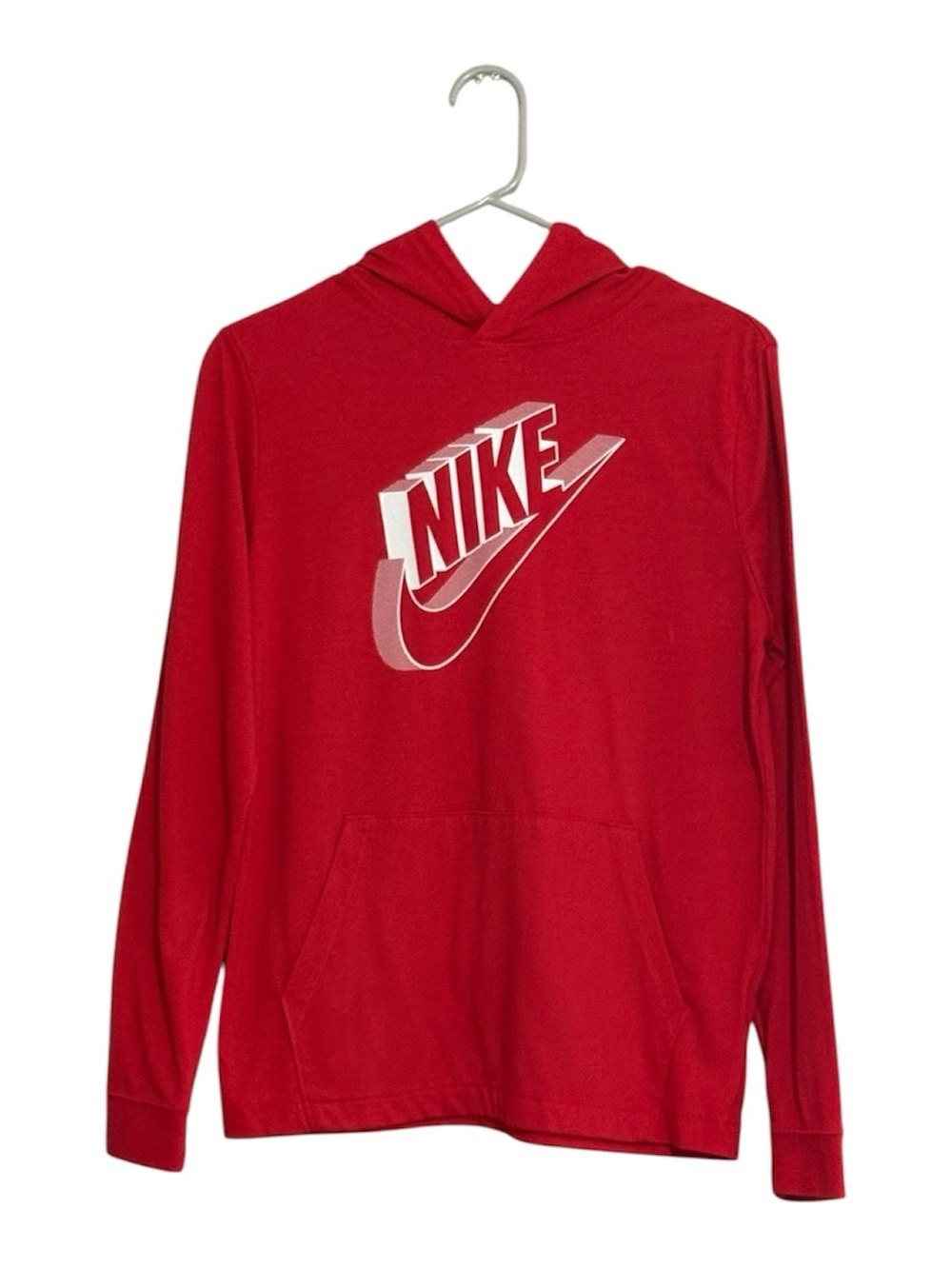 Nike Red Crewneck Sweatshirt with Black Logo